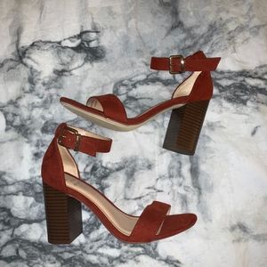 A New Day - ankle strap heels